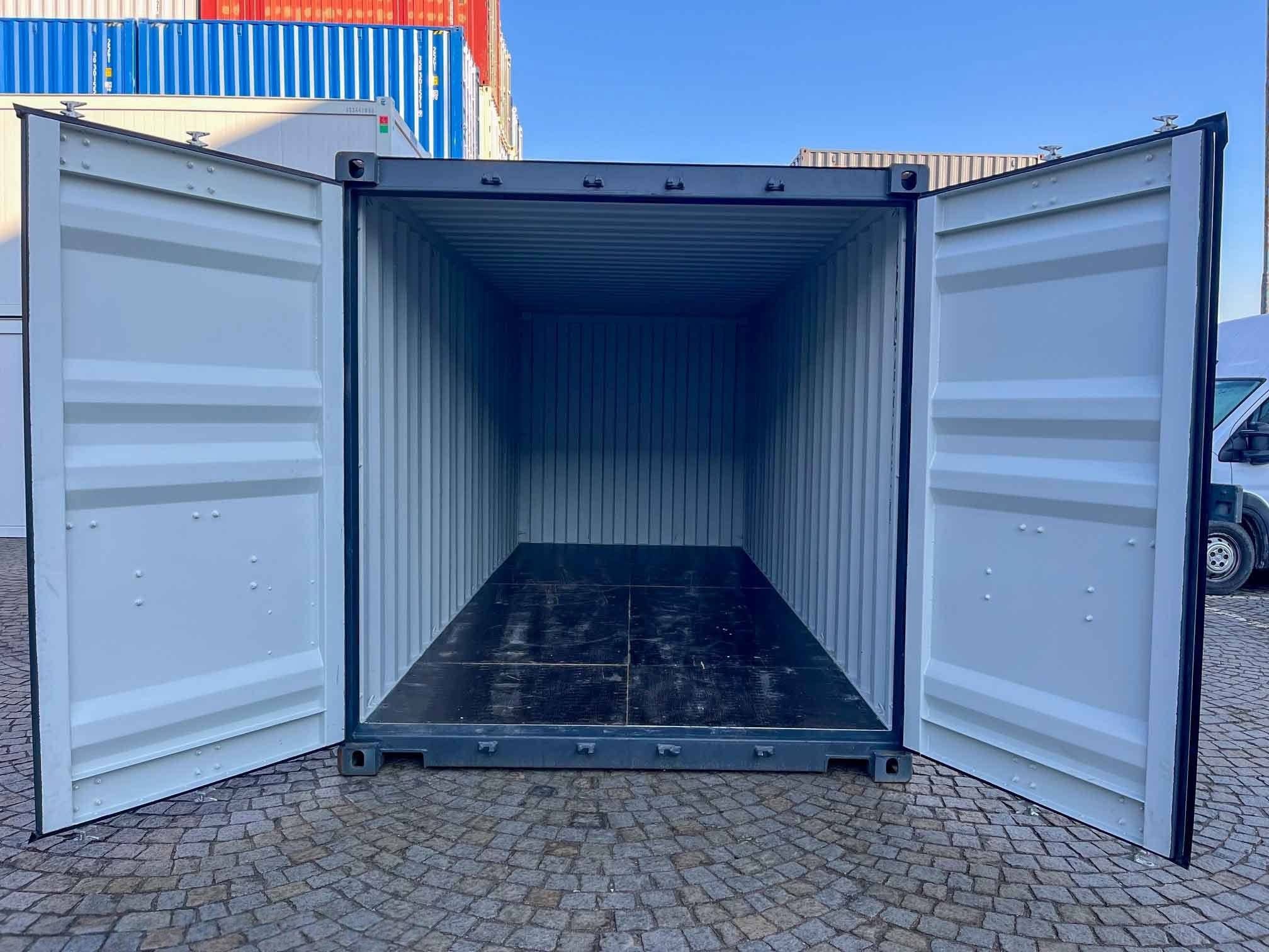 20 fots container öppen dörr