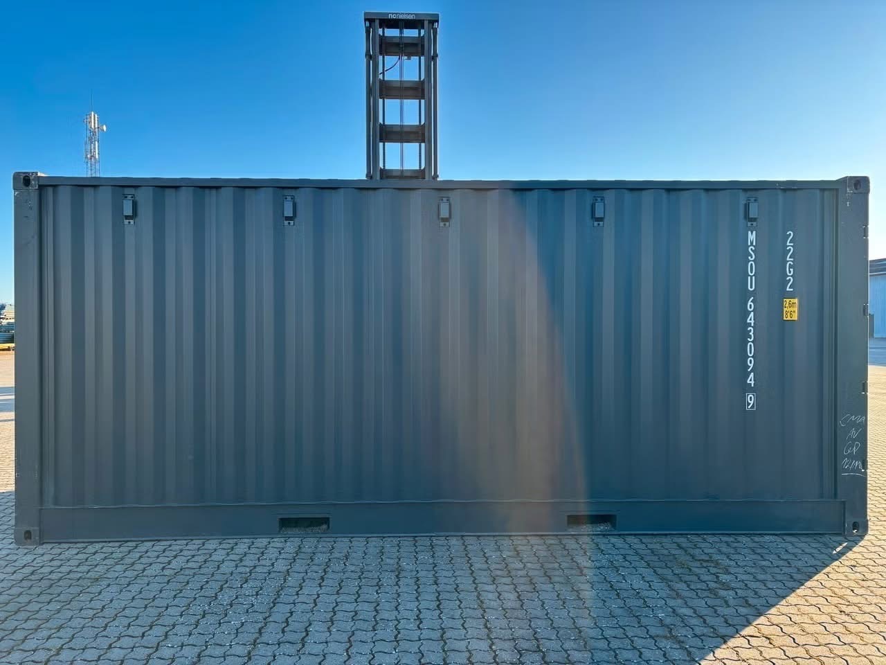 20 fots container sort latérale sans ouverture